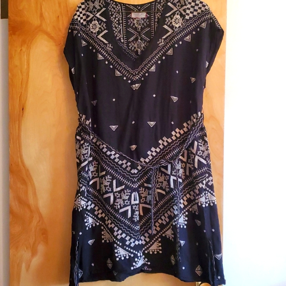 NWOT Johnny Was belted, dress size L